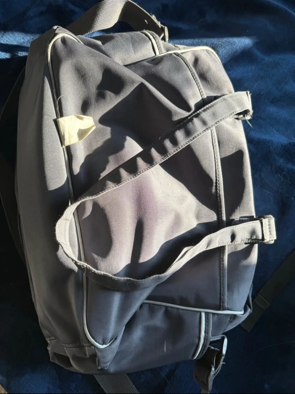 Eddie Bauer Black Quilted Messenger Crossbody Bag